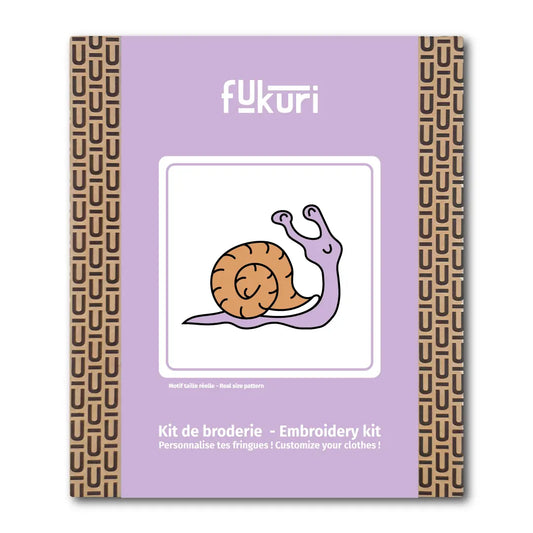 kit broderie escargot