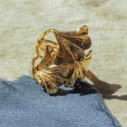 bague gingko tao