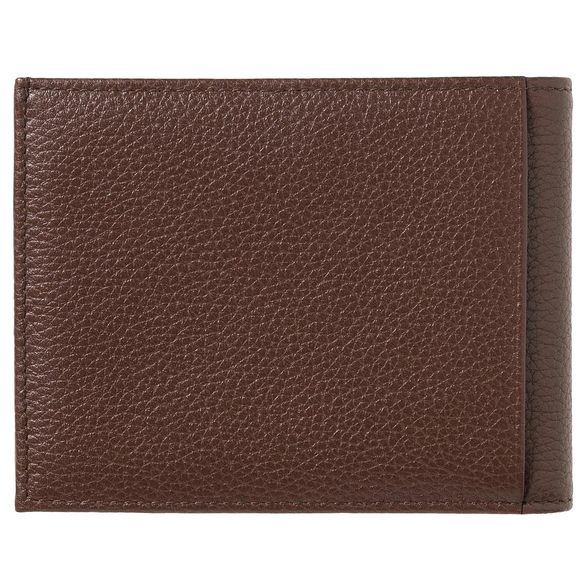 Portefeuilles Arthur en cuir grainé couleur terre brunie, Larmorie, vue 3
