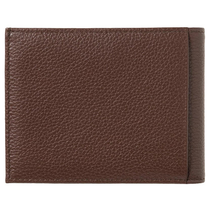 Portefeuilles Arthur en cuir grainé couleur terre brunie, Larmorie, vue 3