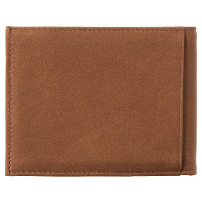 Portefeuilles Arthur en cuir vintage couleur terre brunie, Larmorie, vue 3