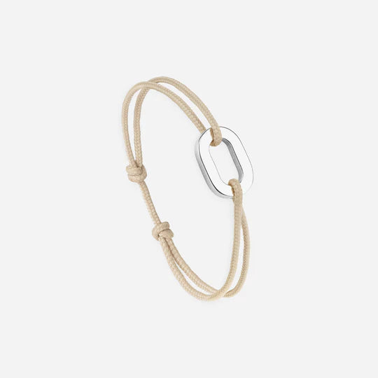 maillon plat argent 16 mm ficelle