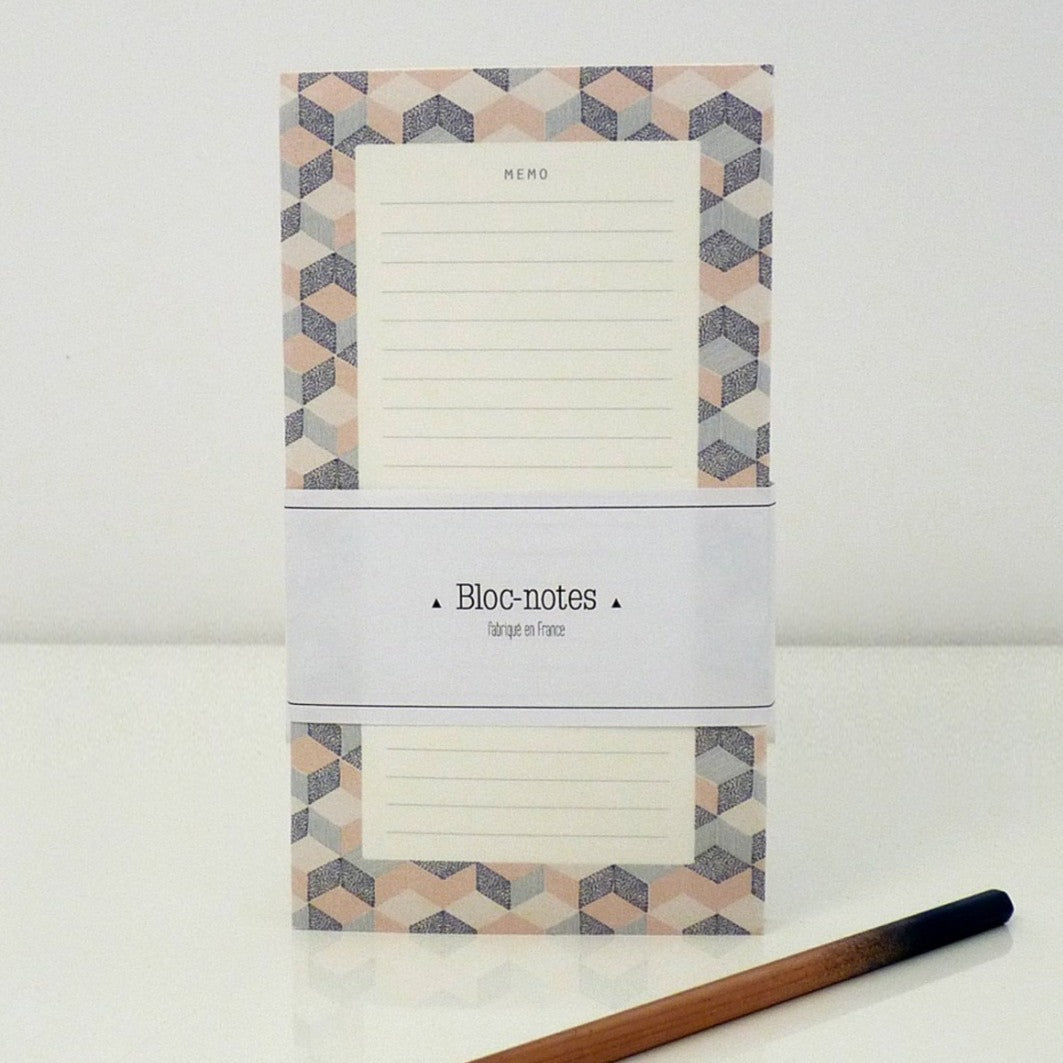 Patchwork notepad - Season Paper - Le Bazar Français