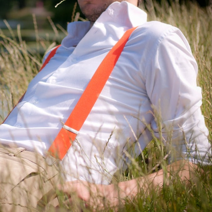 Bretelles larges Orange Dérange, Les Bretelles de Léon, vue 1