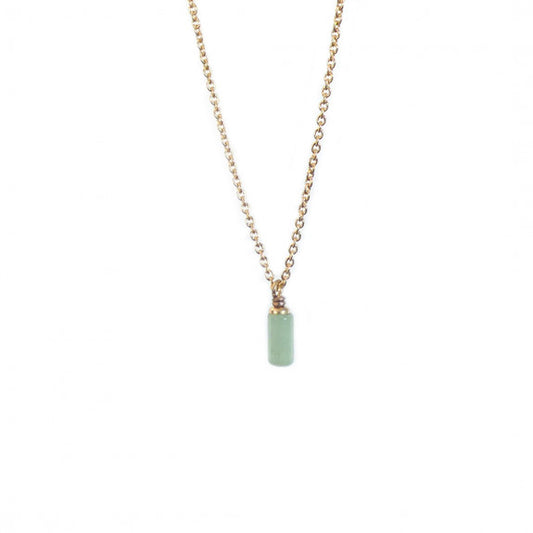 collier aura mini memoire Aventurine