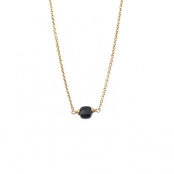 collier aura court berlingot onyx