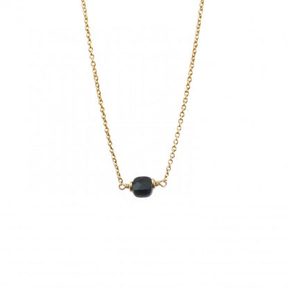 collier aura court berlingot onyx