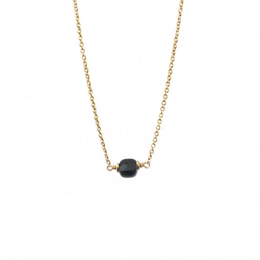 collier aura court berlingot onyx