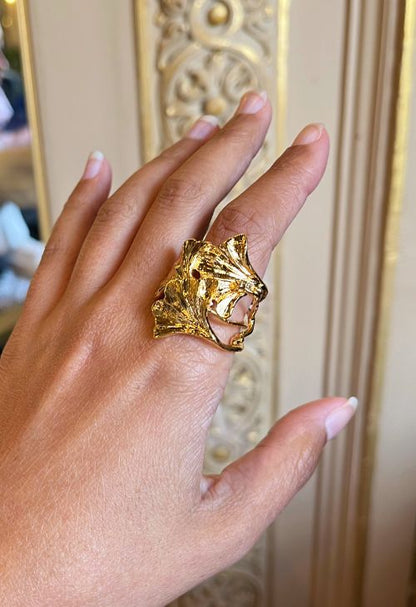 bague gingko tao