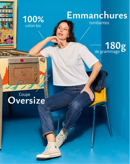 t-shirt Eva blanc