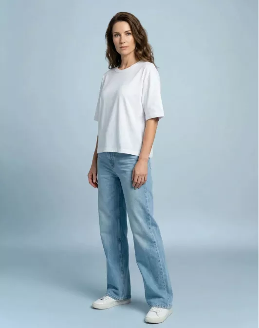 t-shirt Eva blanc