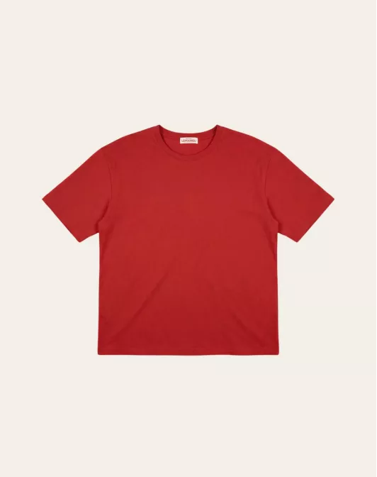 t-shirt Eva rouge groseille