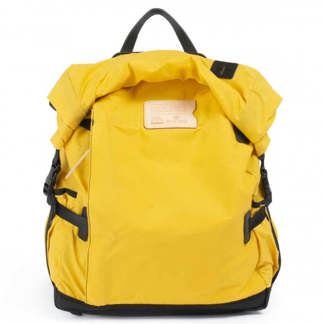 Sac à dos Basile jaune Bleu de Chauffe vue face